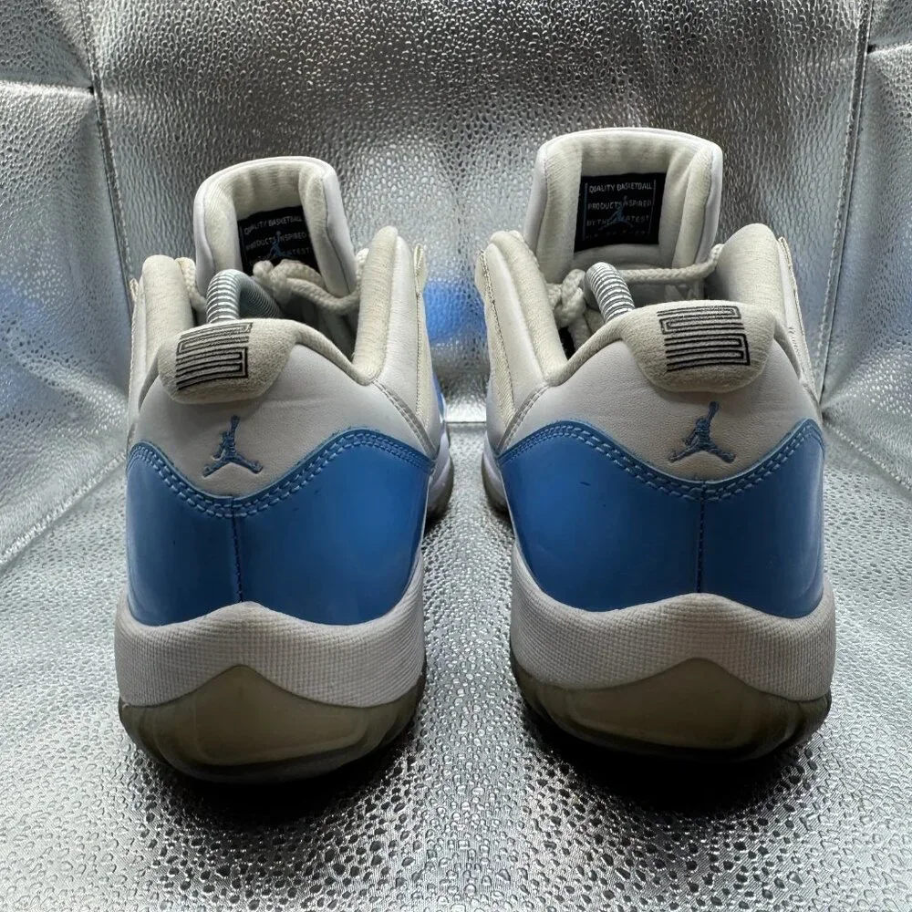 Size 10.5 Air Jordan 11 Retro White University Blue Mens Sneakers 528895-106‎